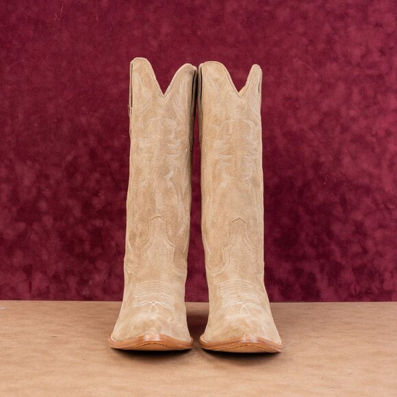 Idyllwind Women Charmed Beige Suede Western Cowboy Knee Boots sz 11 - Picture 3 of 10